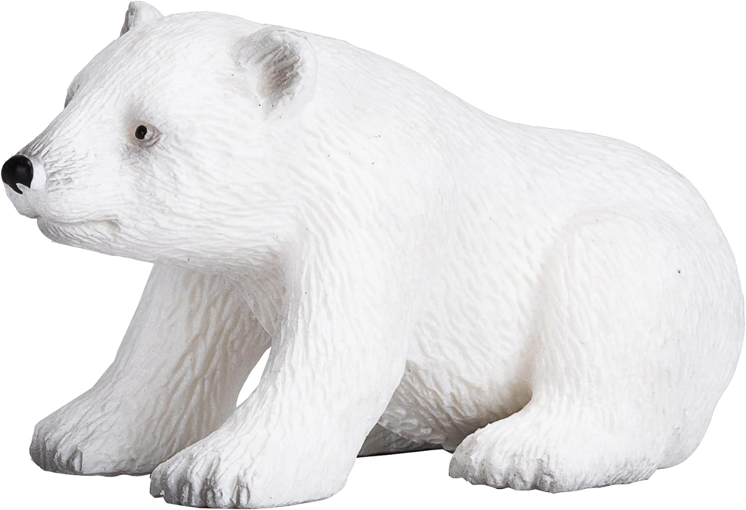 MOJO Polar bear cub Sitting Wildlife Animal Model Toy Figure