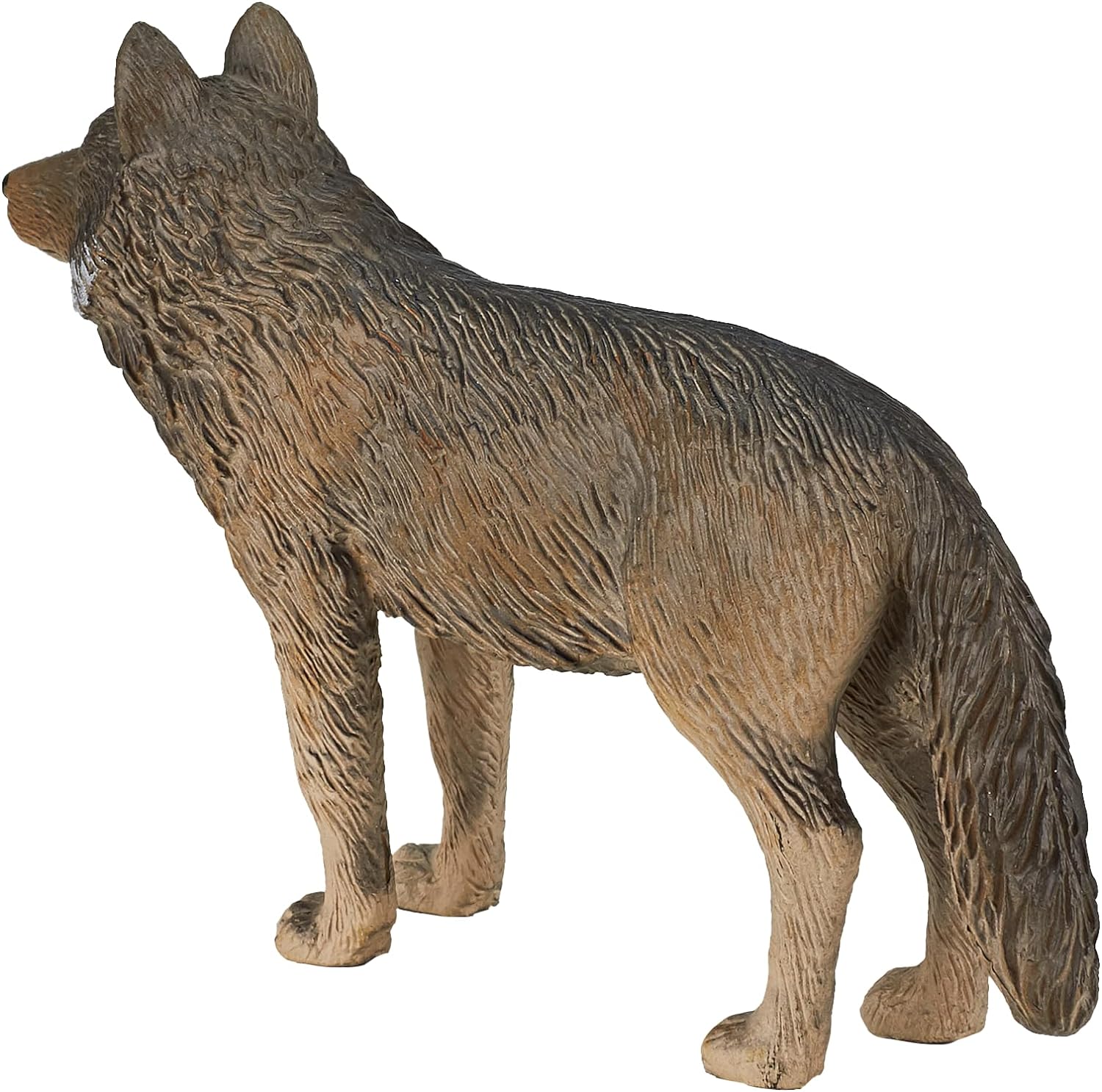 MOJO - Timber Wolf Standing | Hand-Painted Toy Figure | Woodland Collection | True to Life & Highly Detailed | Designed in UK