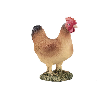 MOJO Hen Standing Chicken Farm Animal Model Toy Figure
