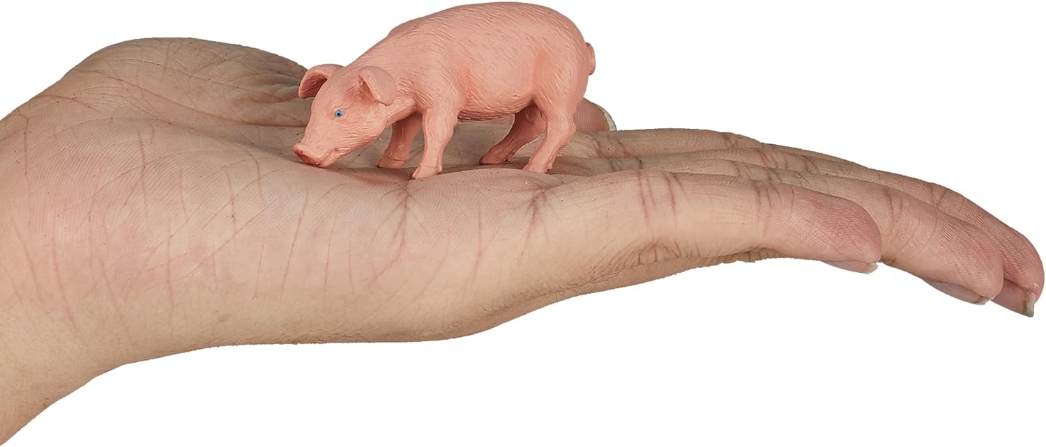 MOJO Piglet Feeding Farm Animal Model Toy Figure
