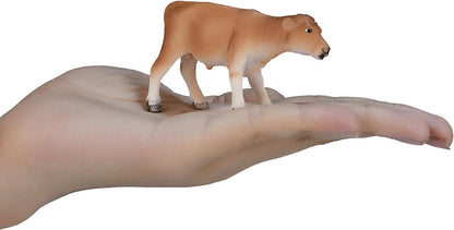 MOJO Jersey Calf standing Farm Animal Cow Model Toy Figure