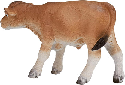 MOJO Jersey Calf standing Farm Animal Cow Model Toy Figure