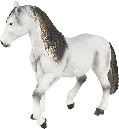 MOJO Andalusian Stallion Grey Horse Farm Animal Model Toy Figure