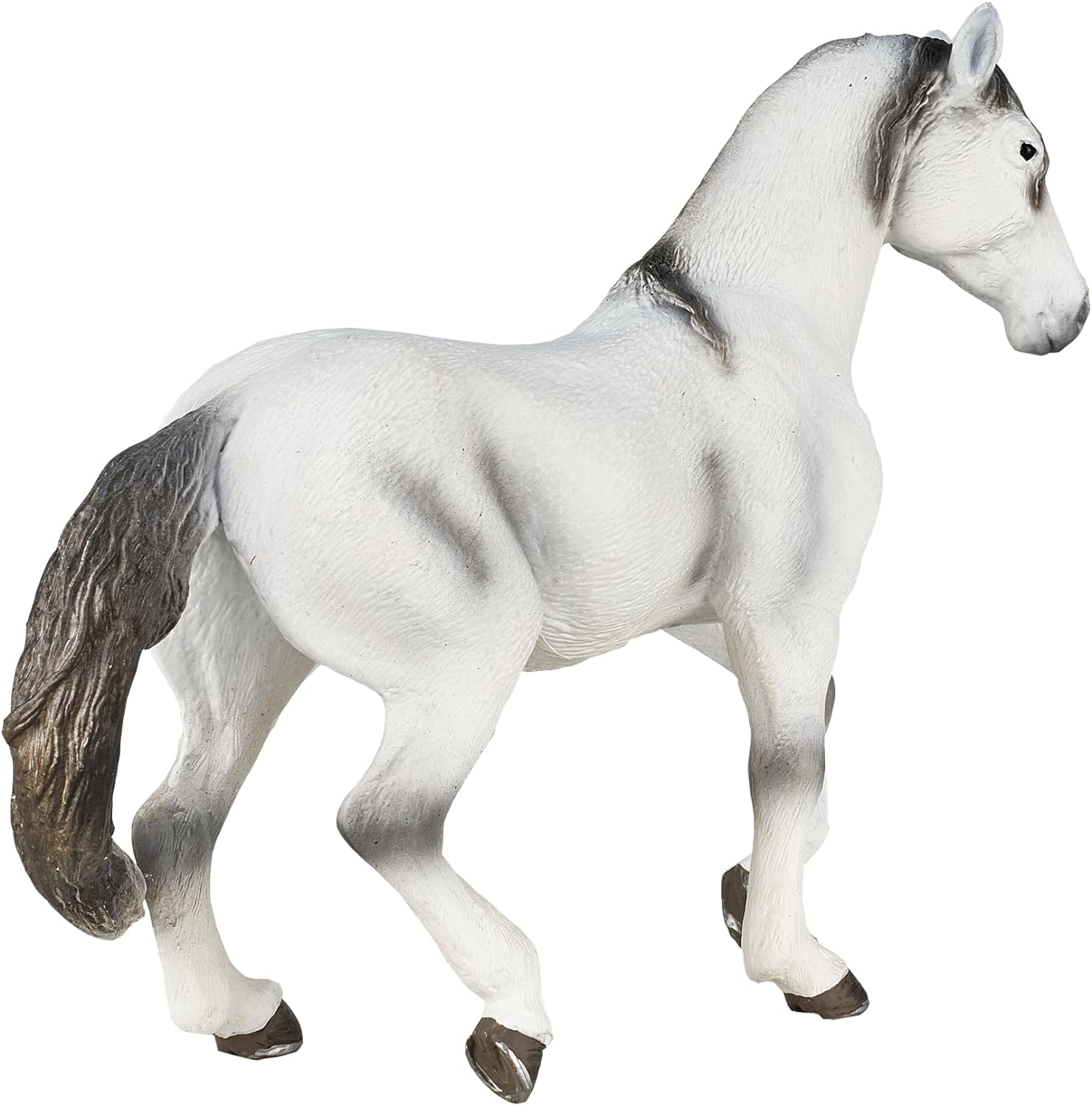 MOJO Andalusian Stallion Grey Horse Farm Animal Model Toy Figure