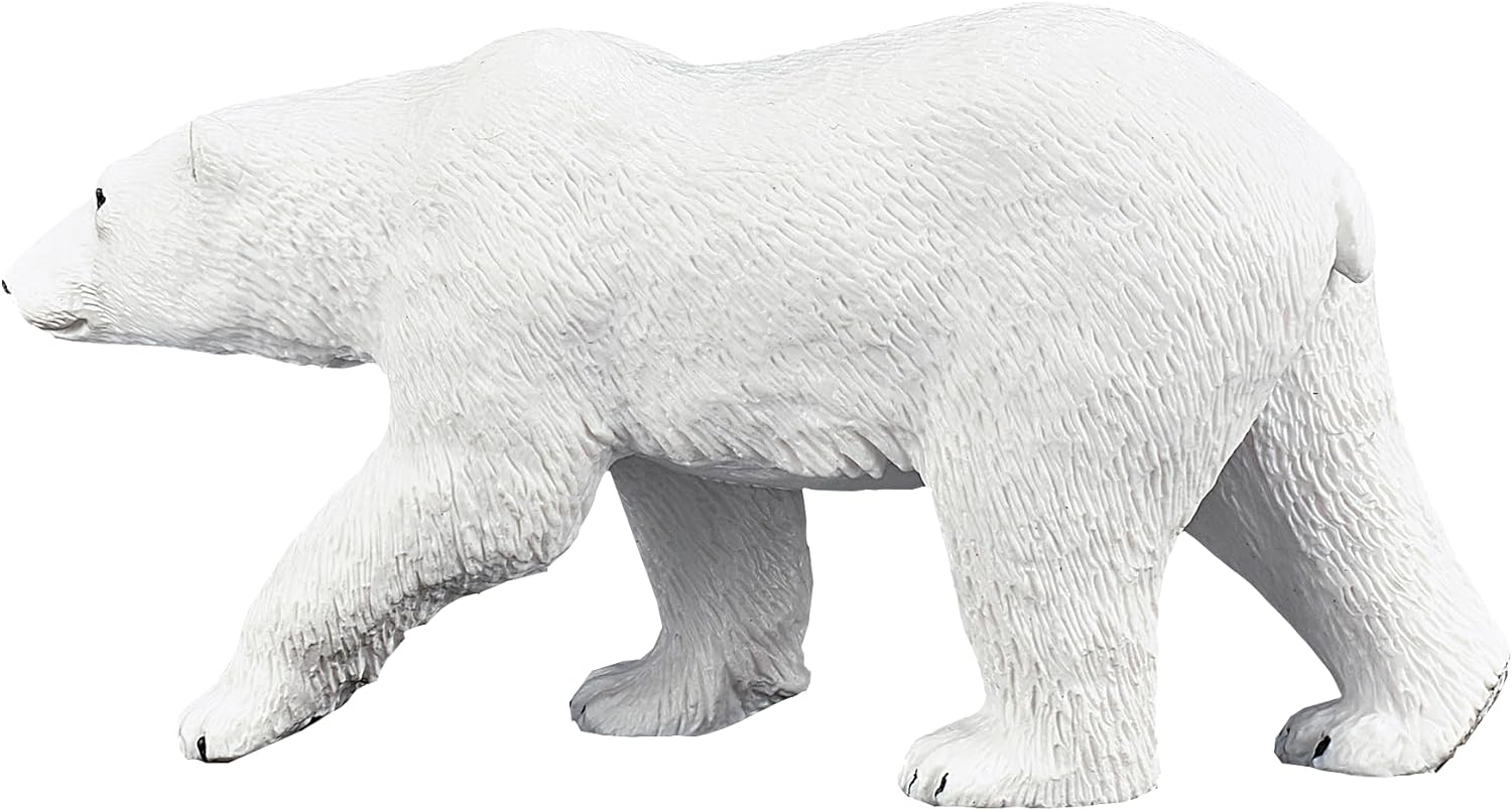 MOJO - Polar Bear | Hand-Painted Toy Figure | Wildlife Collection | True to Life & Highly Detailed | Designed in UK