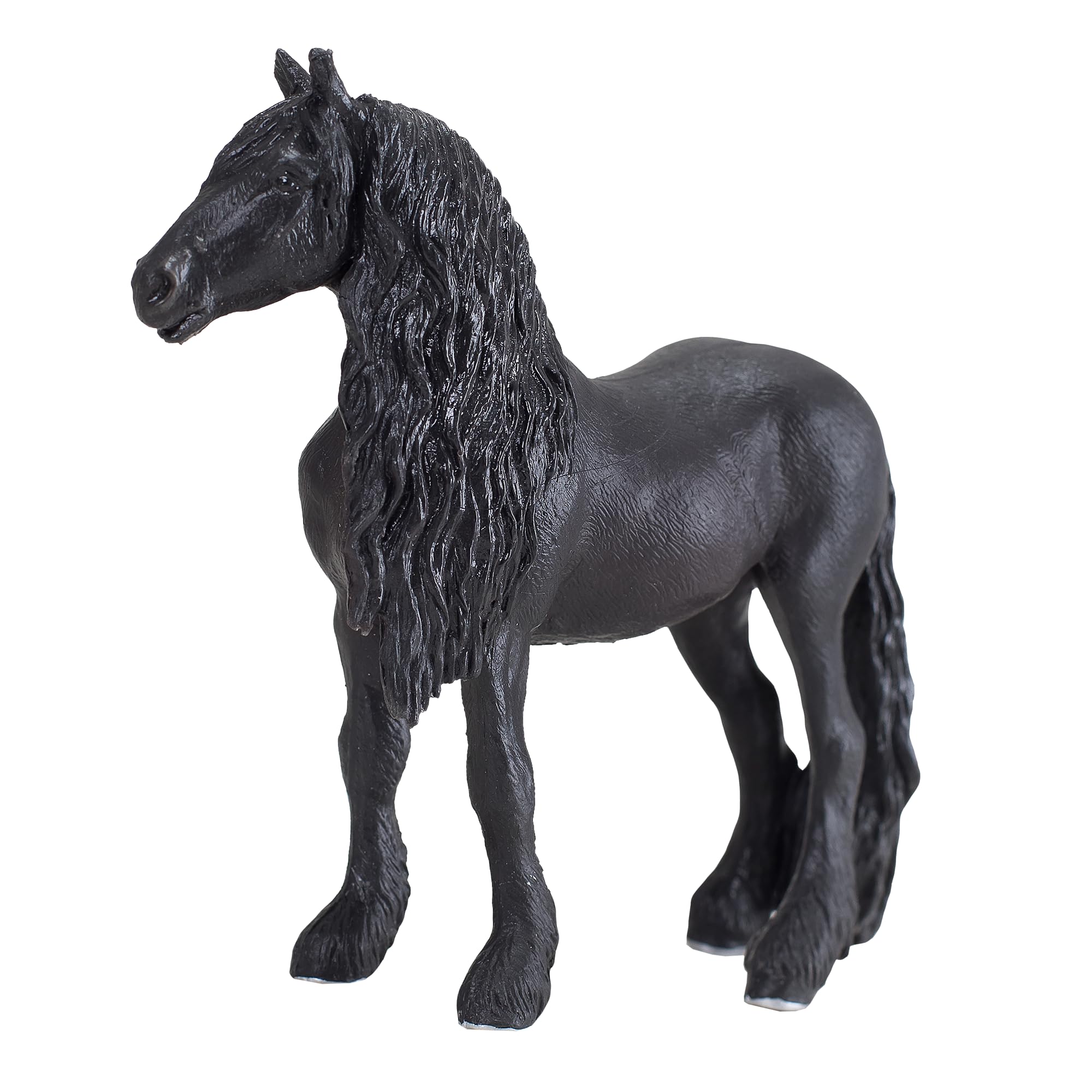 MOJO- Animal Planet Caballo Frisón Castrado, Color Negro (387240