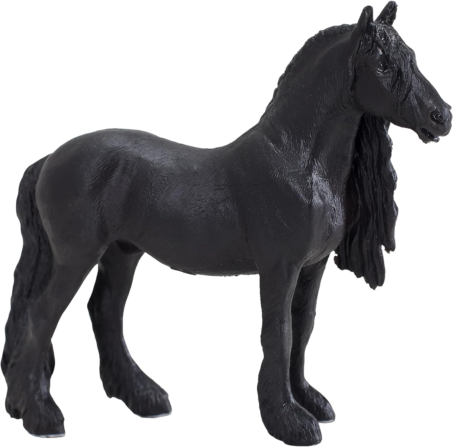 MOJO- Animal Planet Caballo Frisón Castrado, Color Negro (387240