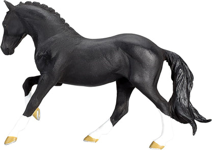 MOJO Hanoverian Black Horse Farm Animal Model Toy Figure