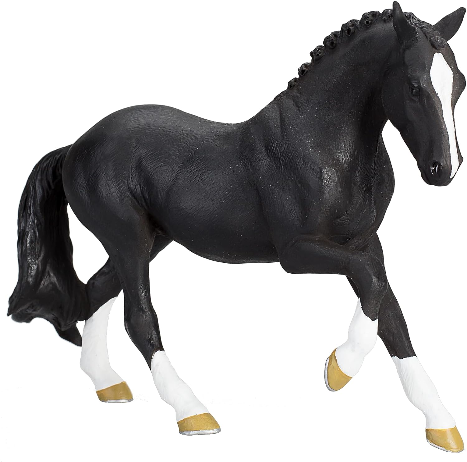MOJO Hanoverian Black Horse Farm Animal Model Toy Figure