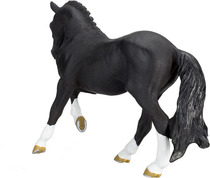 MOJO Hanoverian Black Horse Farm Animal Model Toy Figure