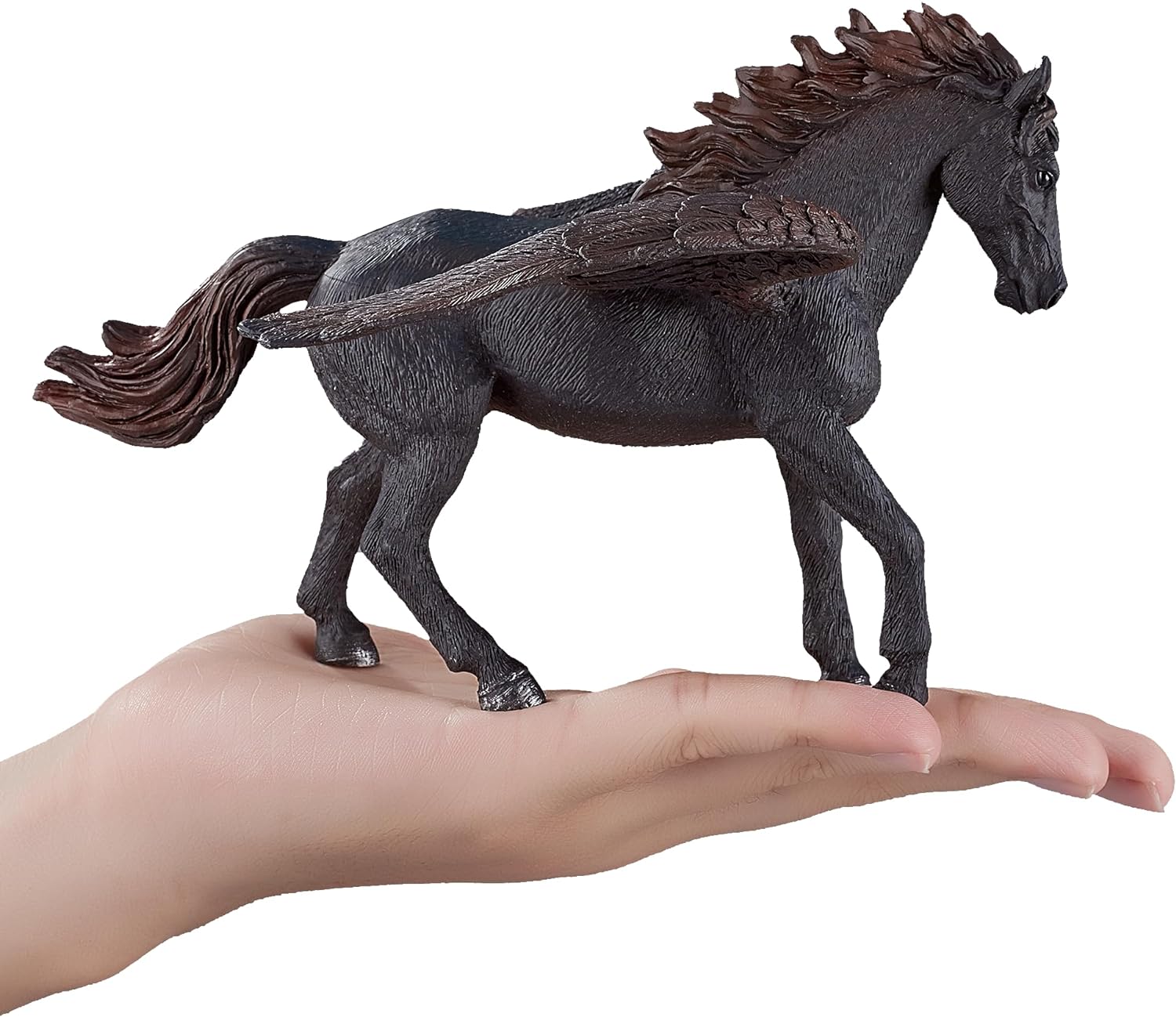 MOJO- Animal Planet Pegaso Oscuro, Color Negro, único (387255