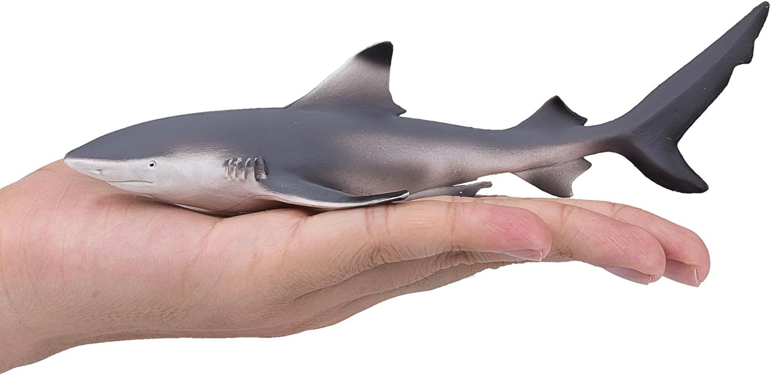 MOJO Black Tip Reef Shark Sealife Animal Fish Model Toy Figure