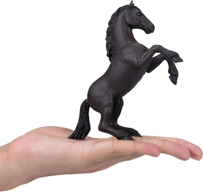 MOJO - Mustang Black Horse | Hand-Painted Toy Figure | Horses World Collection | True to Life & Highly Detailed | Designed in UK
