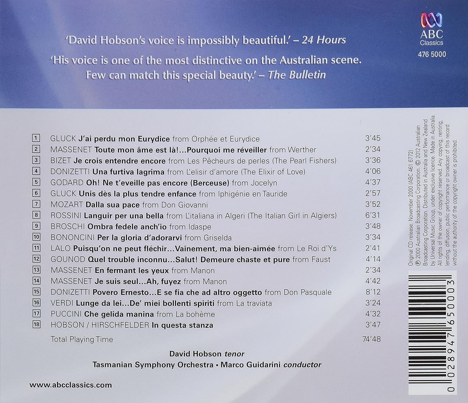 French & Italian Arias
