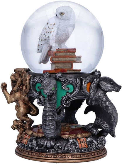 Nemesis Now Officially Licensed Harry Potter Hedwig Snow Globe, Multi Coloured, 18.5cm