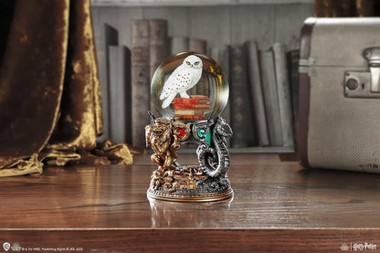 Nemesis Now Officially Licensed Harry Potter Hedwig Snow Globe, Multi Coloured, 18.5cm