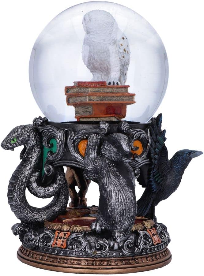 Nemesis Now Officially Licensed Harry Potter Hedwig Snow Globe, Multi Coloured, 18.5cm
