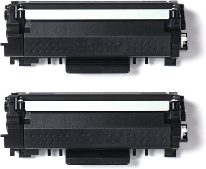 BROTHER TN-2420TWIN Toner Cartridge, Black, Twin Pack, High Yield, includes 2 x Toner Cartridge, Genuine Supplies