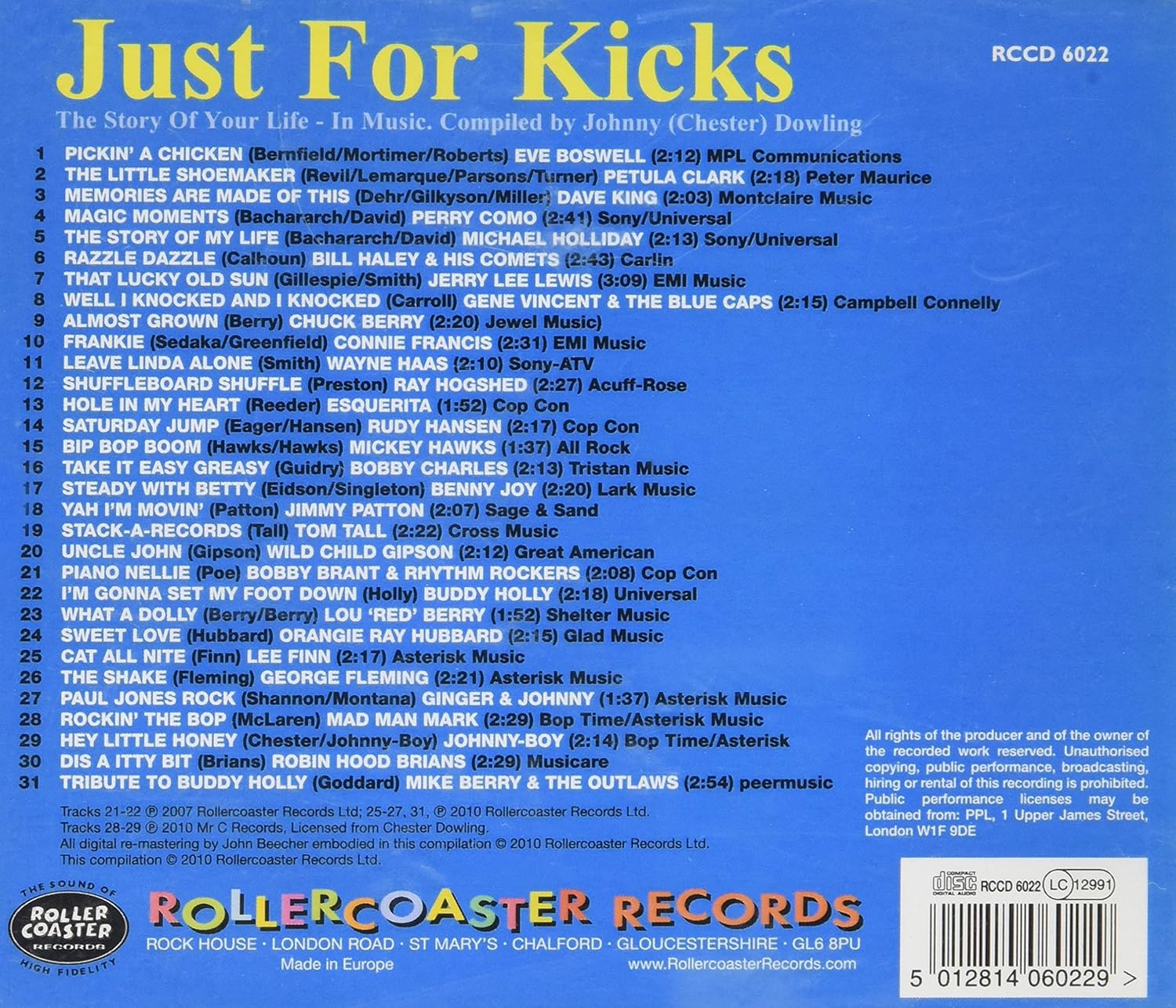 Just For Kicks - The Story of YOUR Life
