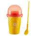 ChillFactor Slushy Maker Mango Mania-Taza Reutilizable caseros. Juguete de Cocina para Hacer granizados, Color Rosso, Talla única (Character Options LTD 07950