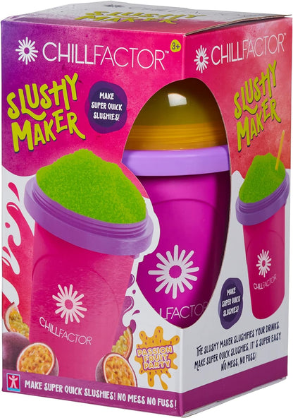 Character Options 07954 ChillFactor Passion Fruit Party-Reusable, Homemade Squeeze Cup slushy Maker Kitchen Toys