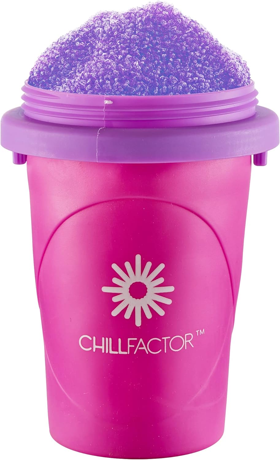 Character Options 07954 ChillFactor Passion Fruit Party-Reusable, Homemade Squeeze Cup slushy Maker Kitchen Toys