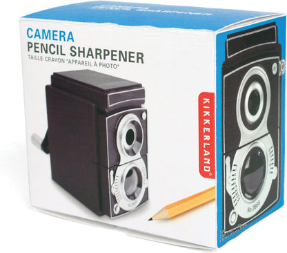 Kikkerland Camera Pencil Sharpener, Black (SC12