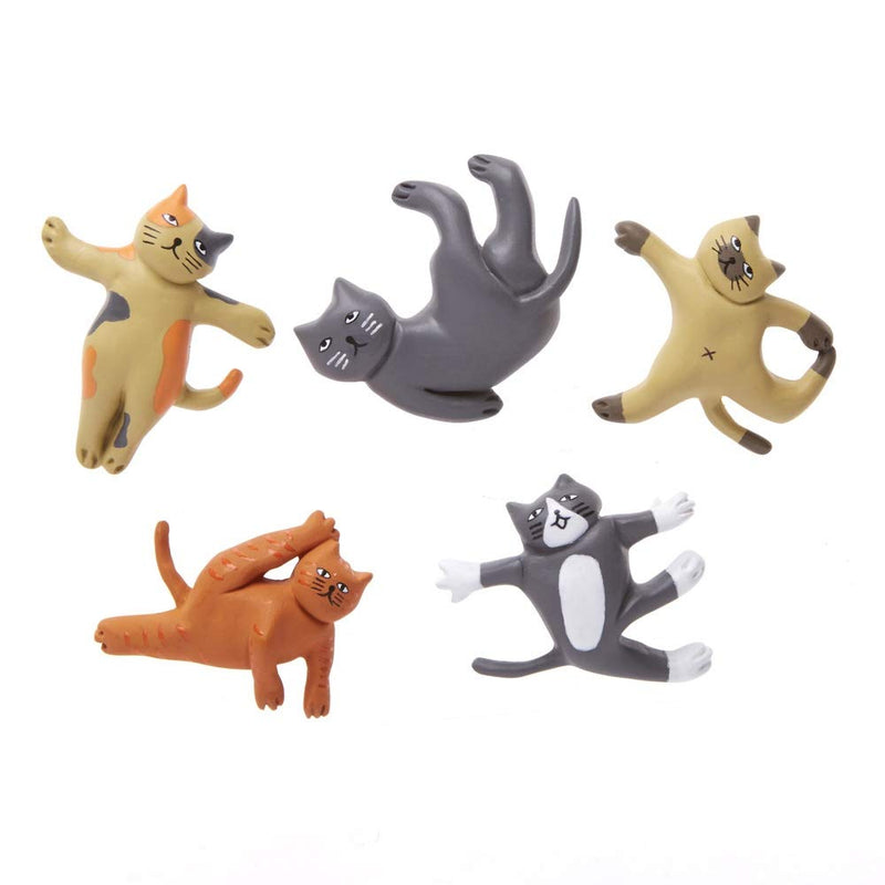 KIKKERLAND Cat Yoga Magnets (MG89
