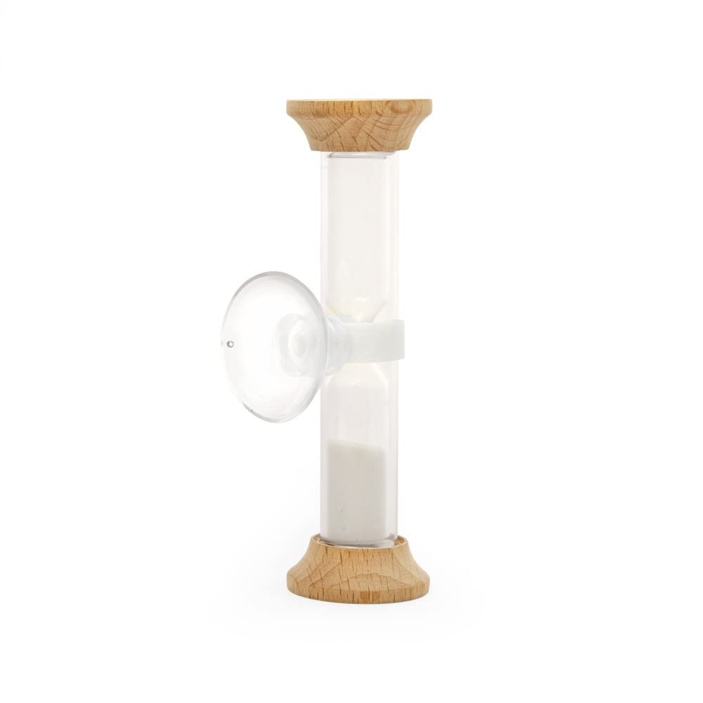 Kikkerland - 5 Minutes Shower Timer - Hourglass with suction cup for the shower.