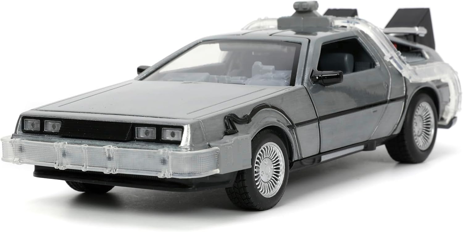 Jada Toys Time Machine Back to The Future 1, 1:24, Color Plata (253255038