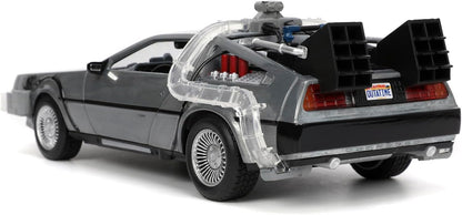 Jada Toys Time Machine Back to The Future 1, 1:24, Color Plata (253255038