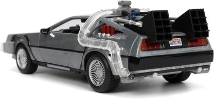 Jada Toys Time Machine Back to The Future 1, 1:24, Color Plata (253255038