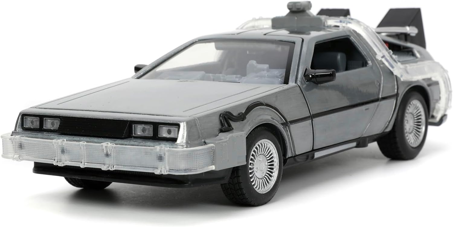 Jada Toys Time Machine Back to The Future 1, 1:24, Color Plata (253255038