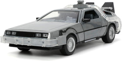 Jada Toys Time Machine Back to The Future 1, 1:24, Color Plata (253255038