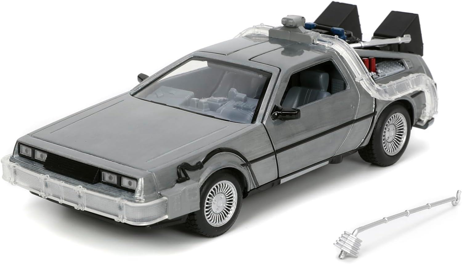 Jada Toys Time Machine Back to The Future 1, 1:24, Color Plata (253255038