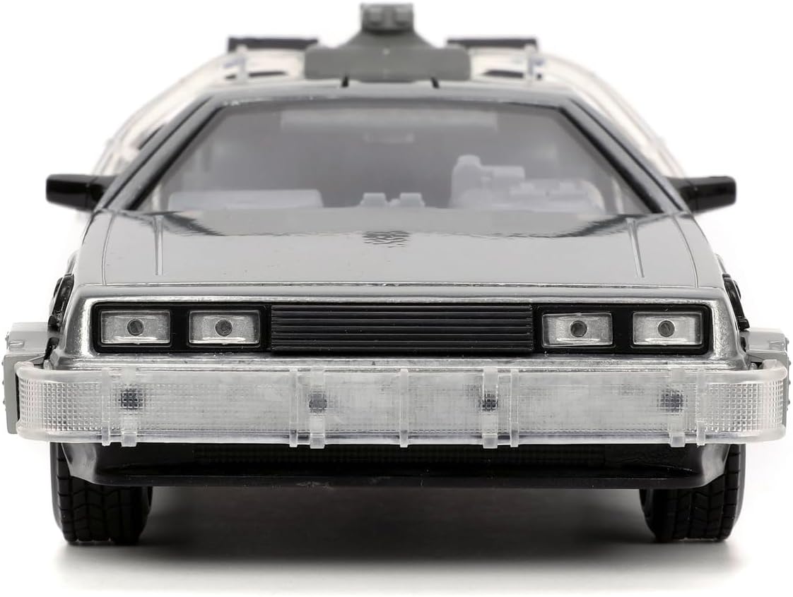 Jada Toys Time Machine Back to The Future 1, 1:24, Color Plata (253255038