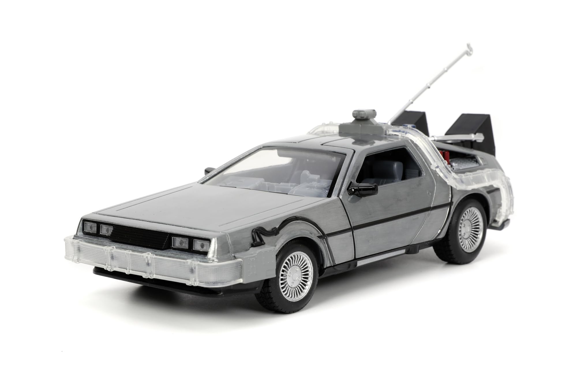 Jada Toys Time Machine Back to The Future 1, 1:24, Color Plata (253255038