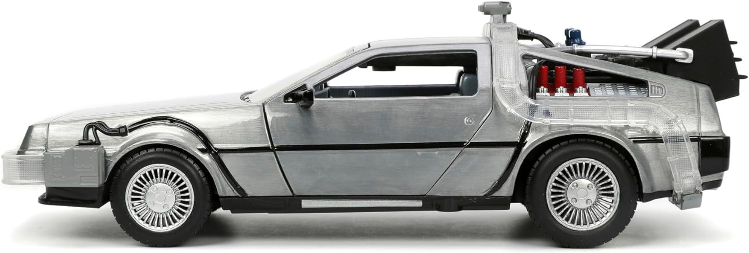 Jada Toys Time Machine Back to The Future 1, 1:24, Color Plata (253255038