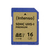 Intenso Premium SDHC Memory Card, Class 10 UHS-I, 16 GB, Blue 16 GB SD