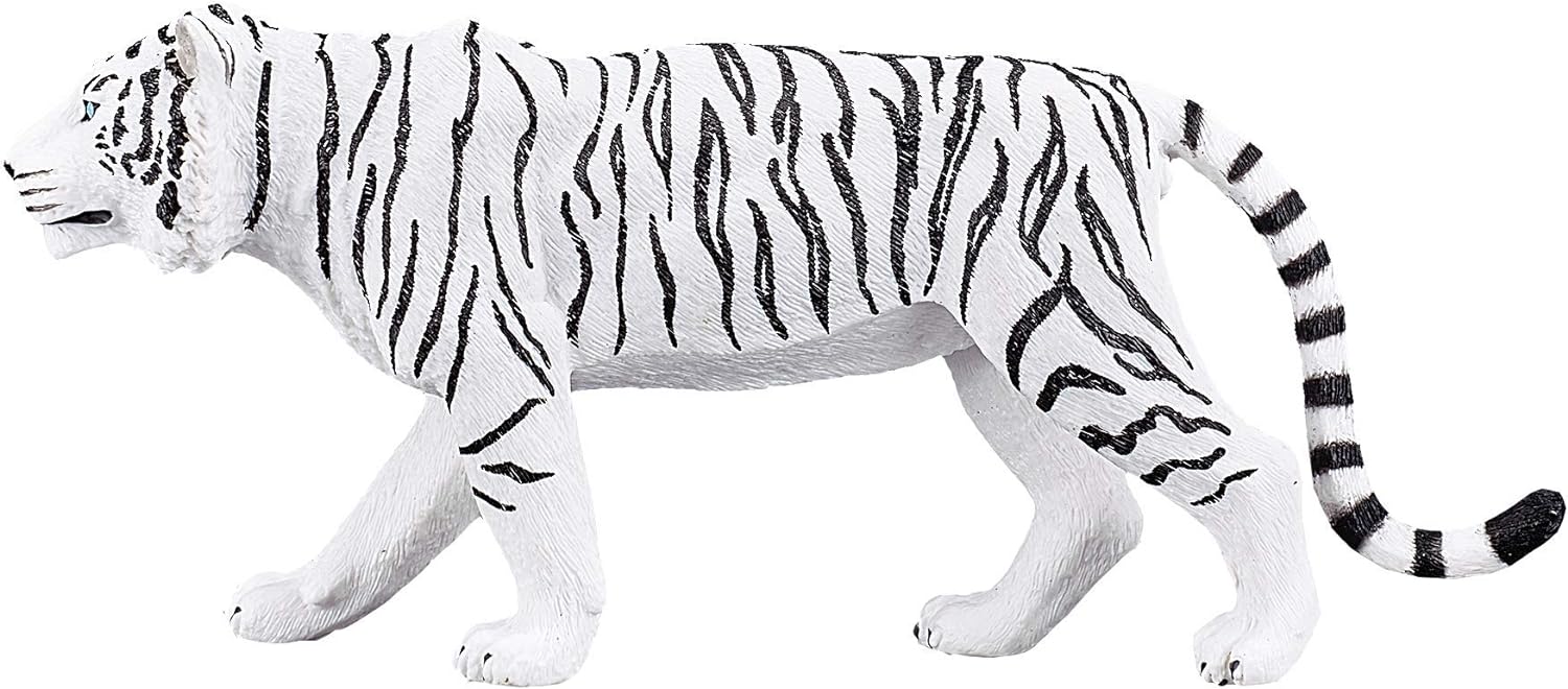 MOJO White Tiger Wildlife Animal Model Toy Figure