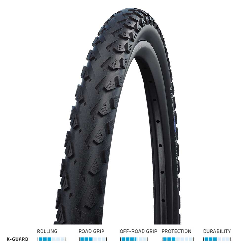 Schwalbe Land Cruiser 50-559 Drahtreifen K-Guard 26x2.00 Fahrradreifen Mantel