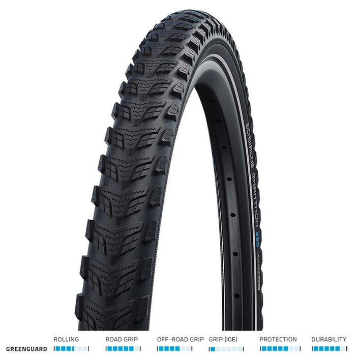 Schwalbe Marathon 365 Performance Clincher Tyre // 50-622 (28.0 x 2.00 inches) GreenGuard