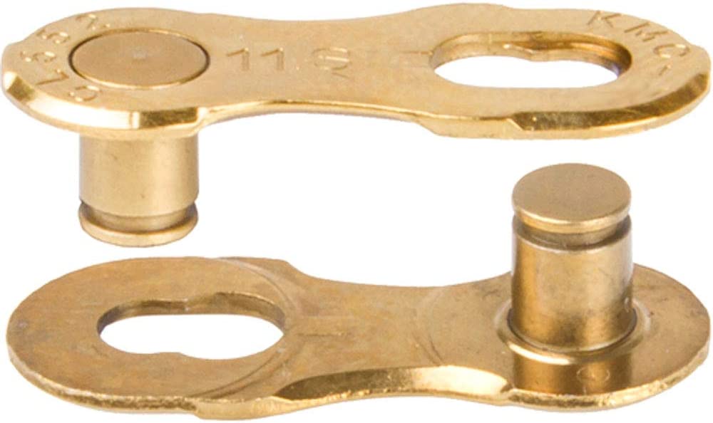 KMC Unisex – Erwachsene 11R Ti-N Kettenverschlussglied für 11-fach Ketten, gold,