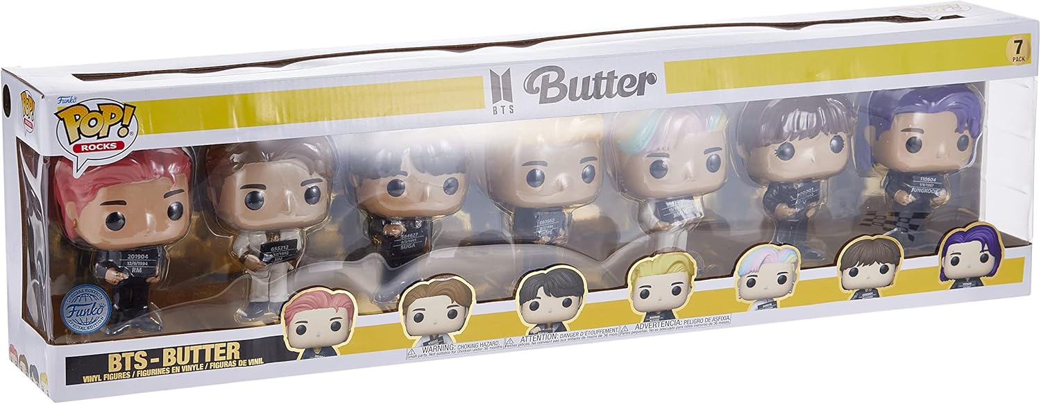 Funko POP! Rocks: BTS Butter - Jin - 7pk - Collectable Vinyl Figure - Gift Idea - Official Merchandise - Toys for Kids & Adults - Music Fans - Model Figure for Collectors and Display