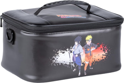 Konix Naruto Shippuden Bolsa de protección y Transporte Lunch Bag para Nintendo Switch, Switch Lite y Switch OLED - Diseño de Naruto y Sasuke