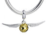 The Carat Shop Harry Potter Sterling Golden Snitch Slider Charm, Silver