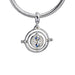 Sterling Silver Time Turner slider charm Embellished with Swarovski® Crystals