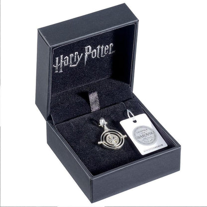 Sterling Silver Time Turner slider charm Embellished with Swarovski® Crystals