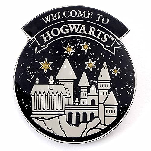 Official Harry Potter Welcome To Hogwart's Pin Badge by The Carat Shop