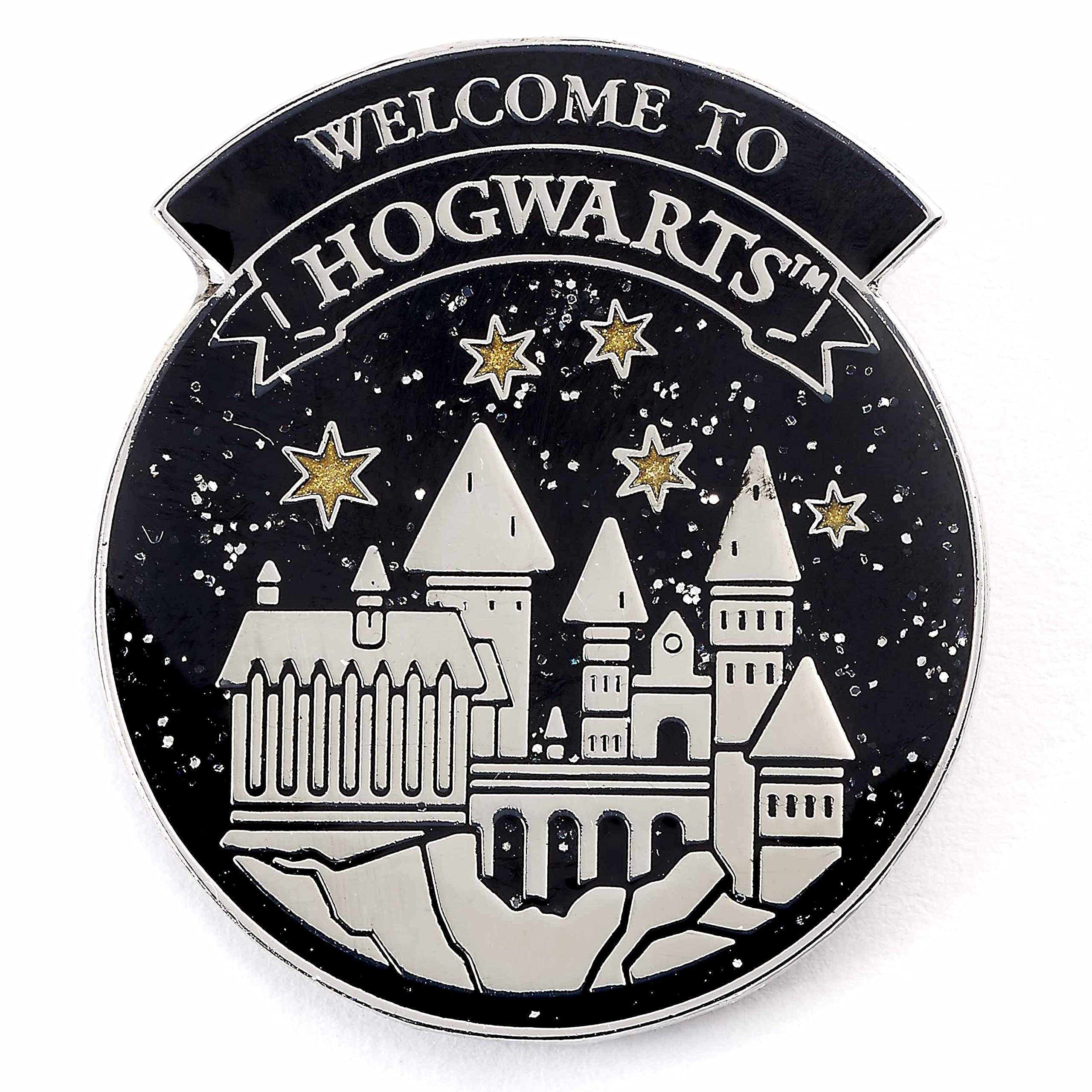 Official Harry Potter Welcome To Hogwart's Pin Badge by The Carat Shop